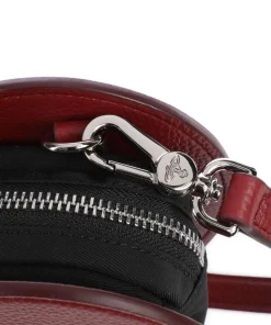 Louise Heart Grain Umhängetasche Lederimitat rot