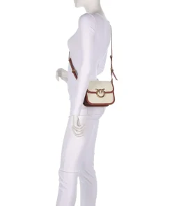 Love Box Mini Umhängetasche Canvas beige/braun