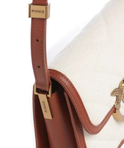 Love Box Mini Umhängetasche Canvas beige/braun