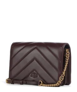 Love Click Classic Umhängetasche Schafsleder wein