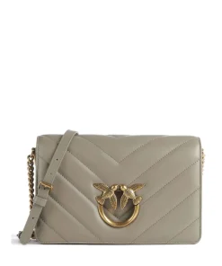 Love Click Classic Umhängetasche Schafsleder taupe