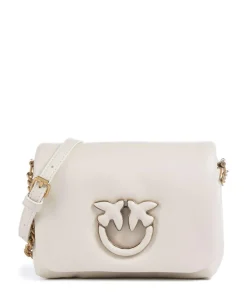 Love Click Puff Baby Umhängetasche Schafsleder elfenbein