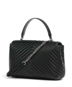 Love Lady Puff Big Handtasche Schafsleder schwarz