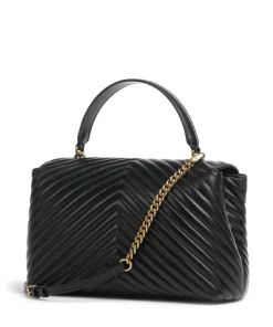 Love Lady Puff Big Handtasche Schafsleder schwarz