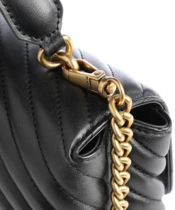 Love Lady Puff Classic Handtasche Schafsleder schwarz