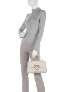 Love Lady Puff Classic Handtasche Schafsleder elfenbein