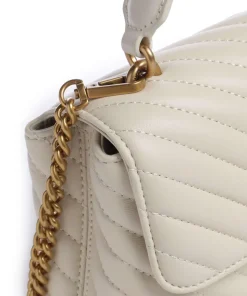 Love Lady Puff Mini Handtasche Schafsleder creme