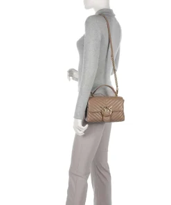 Love Lady Puff Mini Handtasche Schafsleder hellbraun