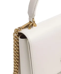 Love One Classic Handtasche fein genarbtes Rindsleder weiß