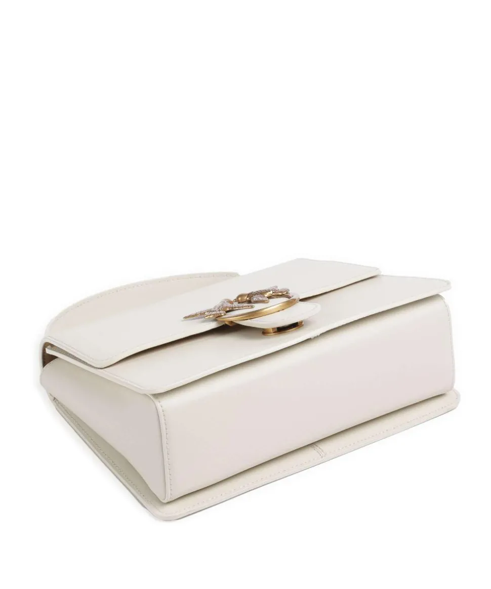 Love One Classic Handtasche fein genarbtes Rindsleder weiß