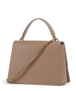 Love One Classic Handtasche fein genarbtes Rindsleder braun