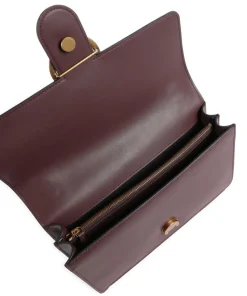 Love One Classic Schultertasche fein genarbtes Rindsleder dunkelbraun