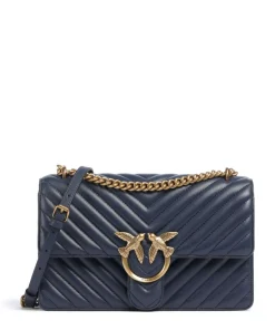 Love One Classic Schultertasche Schafsleder dunkelblau