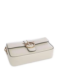 Love One Classic Slouchy Schultertasche fein genarbtes Rindsleder elfenbein