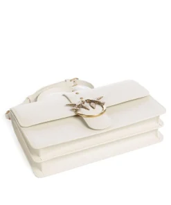 Love One Classic Umhängetasche fein genarbtes Rindsleder elfenbein