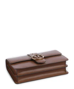 Love One Classic Umhängetasche fein genarbtes Kalbsleder braun