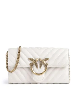 Love One Geldbörse fein genarbtes Rindsleder weiß