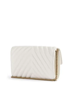 Love One Geldbörse fein genarbtes Rindsleder weiß