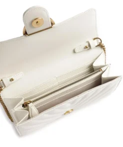 Love One Geldbörse fein genarbtes Rindsleder weiß