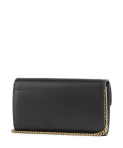 Love One Geldbörse fein genarbtes Leder schwarz