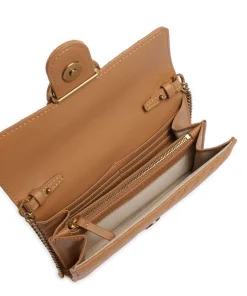 Love One Geldbörse fein genarbtes Rindsleder hellbraun