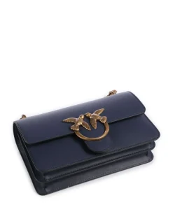 Love One Mini Schultertasche fein genarbtes Rindsleder dunkelblau