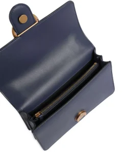 Love One Mini Schultertasche fein genarbtes Rindsleder dunkelblau