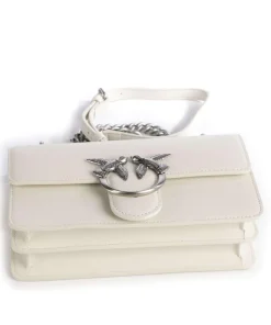 Love One Mini Schultertasche fein genarbtes Rindsleder elfenbein