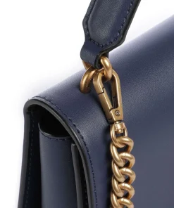 Love One Mini Umhängetasche fein genarbtes Rindsleder dunkelblau