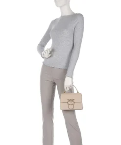 Love One Mini Umhängetasche fein genarbtes Rindsleder beige