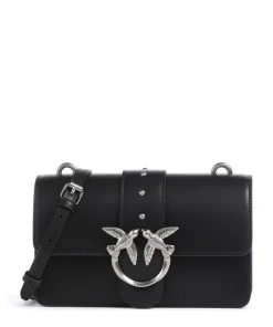 Love One Mini Umhängetasche fein genarbtes Kalbsleder schwarz