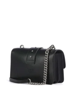 Love One Mini Umhängetasche fein genarbtes Kalbsleder schwarz