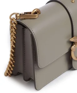 Love One Mini Umhängetasche fein genarbtes Kalbsleder grau