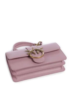 Love One Mini Umhängetasche fein genarbtes Kalbsleder violett