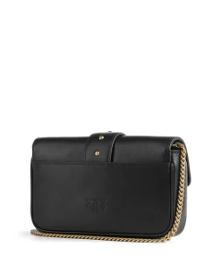 Love One Pocket Geldbörse fein genarbtes Leder schwarz