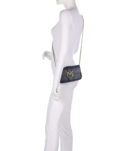 Love One Pocket Geldbörse fein genarbtes Leder dunkelblau