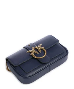 Love One Pocket Geldbörse fein genarbtes Leder dunkelblau