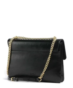 Love One Soft Big Schultertasche fein genarbtes Kalbsleder schwarz