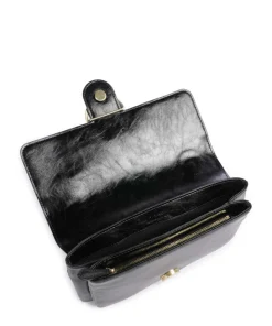 Love One Soft Mini Schultertasche fein genarbtes Kalbsleder schwarz