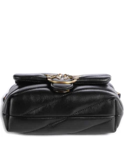 Love Puff Baby Schultertasche Schafsleder schwarz