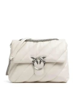 Love Puff Big Schultertasche Schafsleder elfenbein