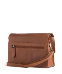 Lucca Umhängetasche Pull-Up Rindsleder cognac