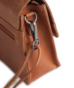 Lucca Umhängetasche Pull-Up Rindsleder cognac