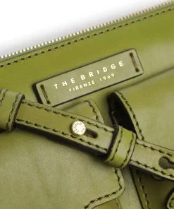 Lucrezia Umhängetasche fein genarbtes Rindsleder grün
