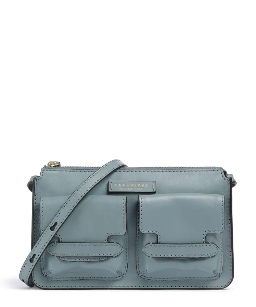 Lucrezia Umhängetasche fein genarbtes Rindsleder hellblau