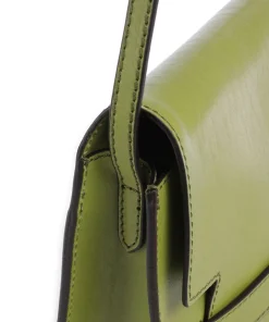 Lucrezia Umhängetasche genarbtes Rindsleder grün