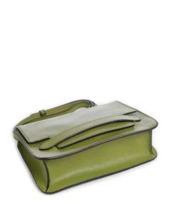 Lucrezia Umhängetasche genarbtes Rindsleder grün