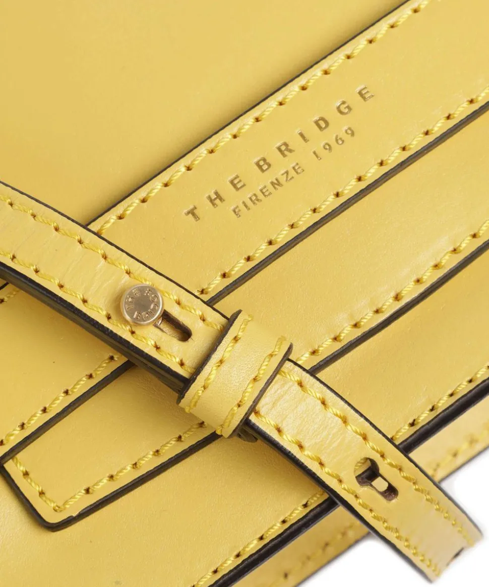 Lucrezia Umhängetasche genarbtes Rindsleder gelb