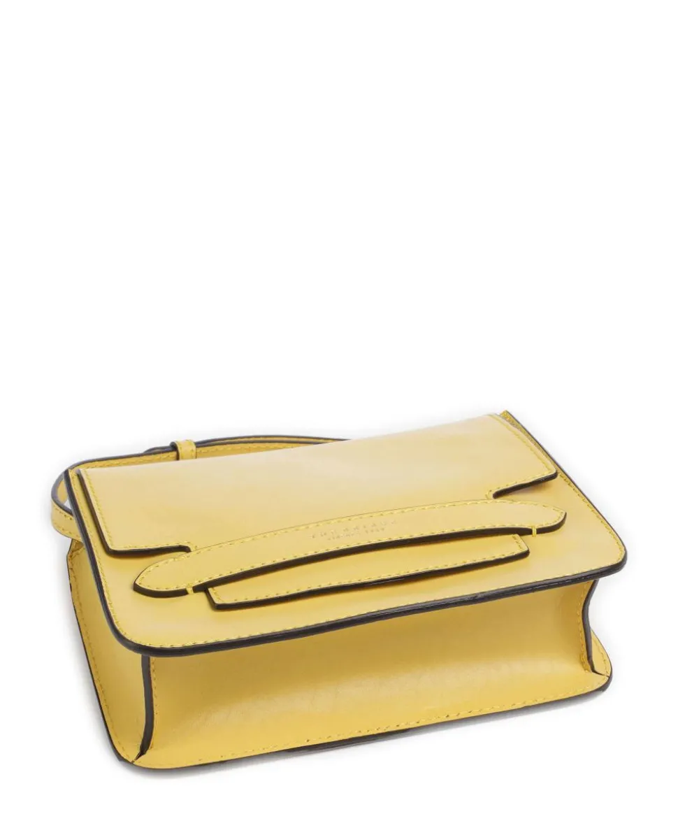 Lucrezia Umhängetasche genarbtes Rindsleder gelb