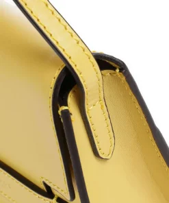 Lucrezia Umhängetasche Rindsleder gelb